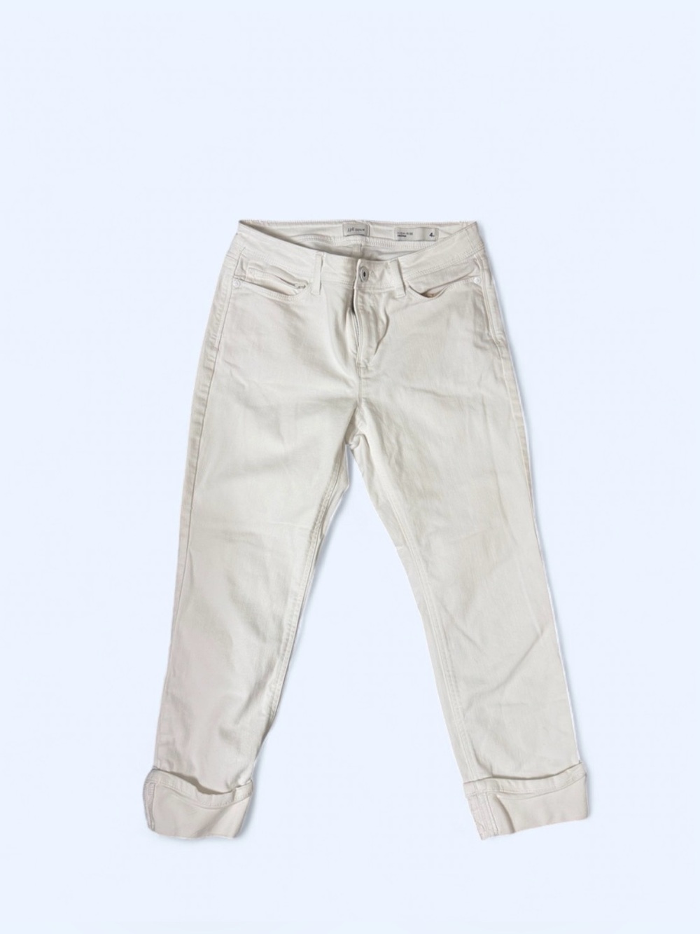 High Rise Cropped Jeans
